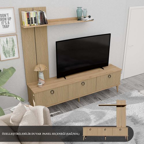 Terra 1382 Oak TV Stand slika 3