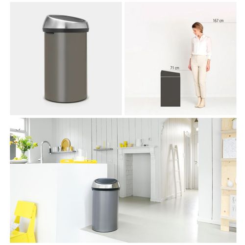 Brabantia Touch Bin Platinum 402463 - Kanta za otpad slika 2