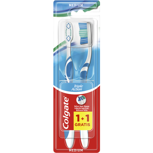 Colgate četkica za zube Triple Action 1+1 slika 1