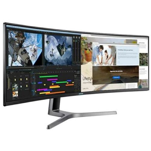 Samsung monitor 49 Odyssey QLED LC49RG90SSRXEN 32:9 zakrivljeni slika 1