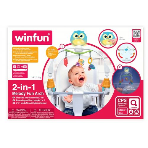 Win Fun Baby Muzički luk za kolica/krevetac LED 000865-NL slika 1