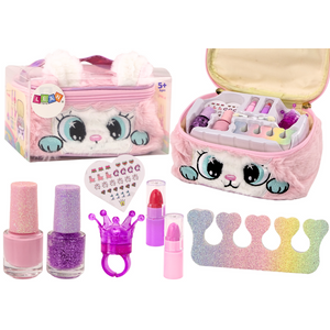 Set ljepote - Plišana kozmetička torbica Kitty 