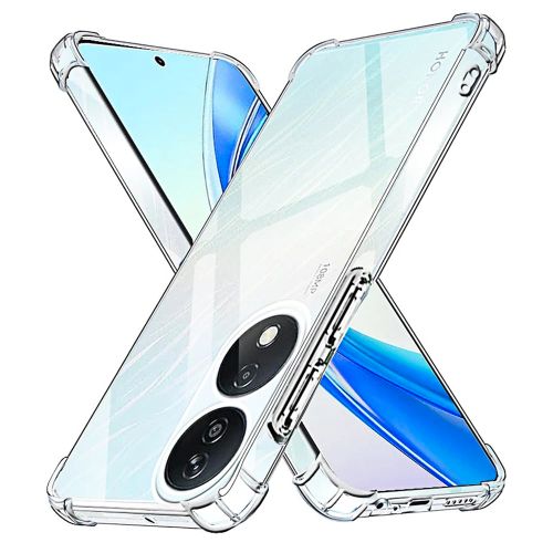 Techsuit Shockproof Clear Silicone prozirna maskica otporna na udarce za Honor X7b slika 1