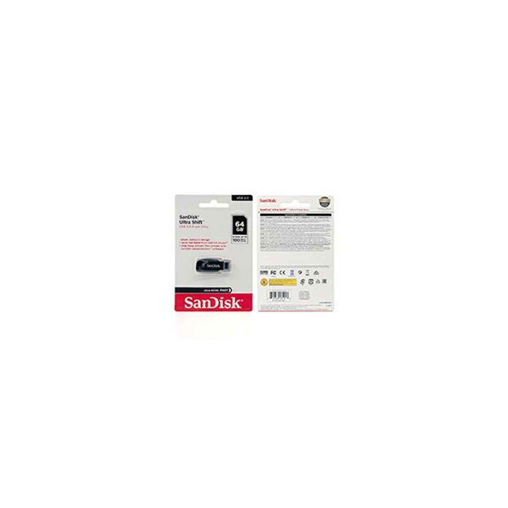 SANDISK USB 3.2 FLASH DRIVE ULTRA SHIFT 100MB/s 64GB slika 2