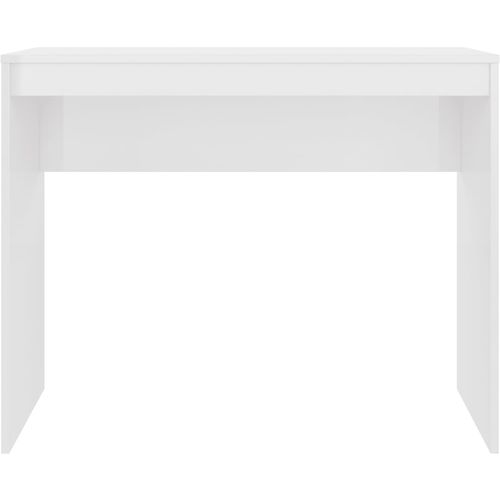 Radni stol visoki sjaj bijeli 90 x 40 x 72 cm od iverice slika 23