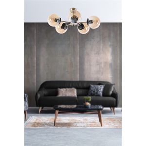 Venüs 5 Li Bal Camlı Avize - Copper Chandelier