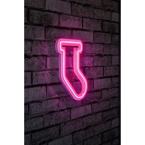 Wallity Ukrasna plastična LED rasvjeta, Socks - Pink