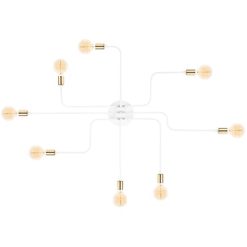 Opviq Stropna lampa TRUVA metalna bijela, promjer 140 cm, visina 15 cm, E27 40 W, Truva - N-704 slika 2