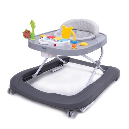 4BABY hodalica Walk’n Push Dark Grey slika 3