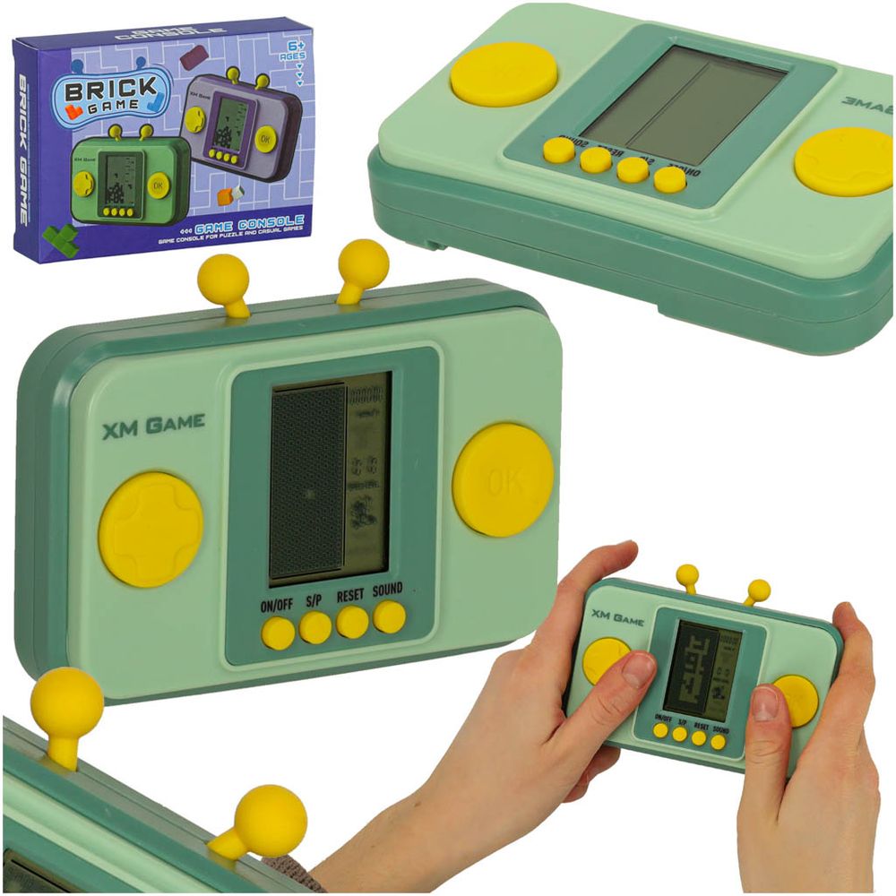 Elektronička igračka tetris zvučna igra zelena slika 1