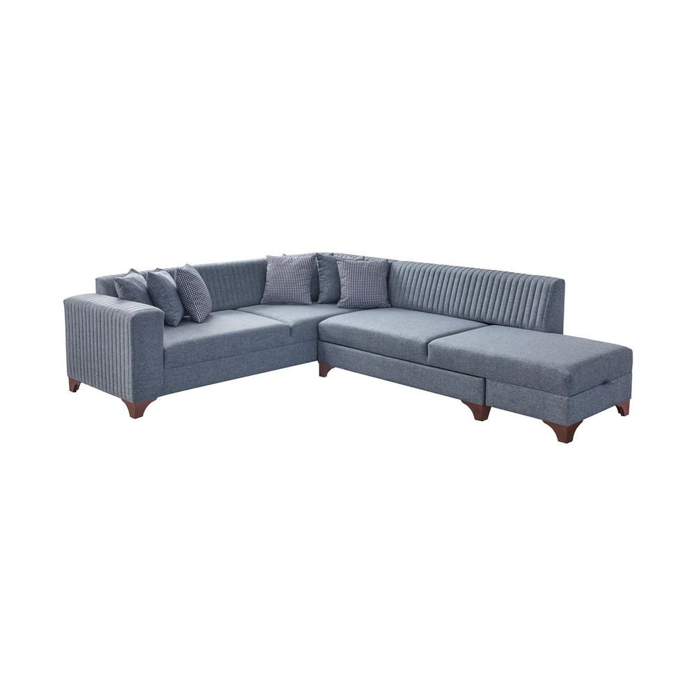 Ugaona Sofa West Desna - boja: siva slika 5