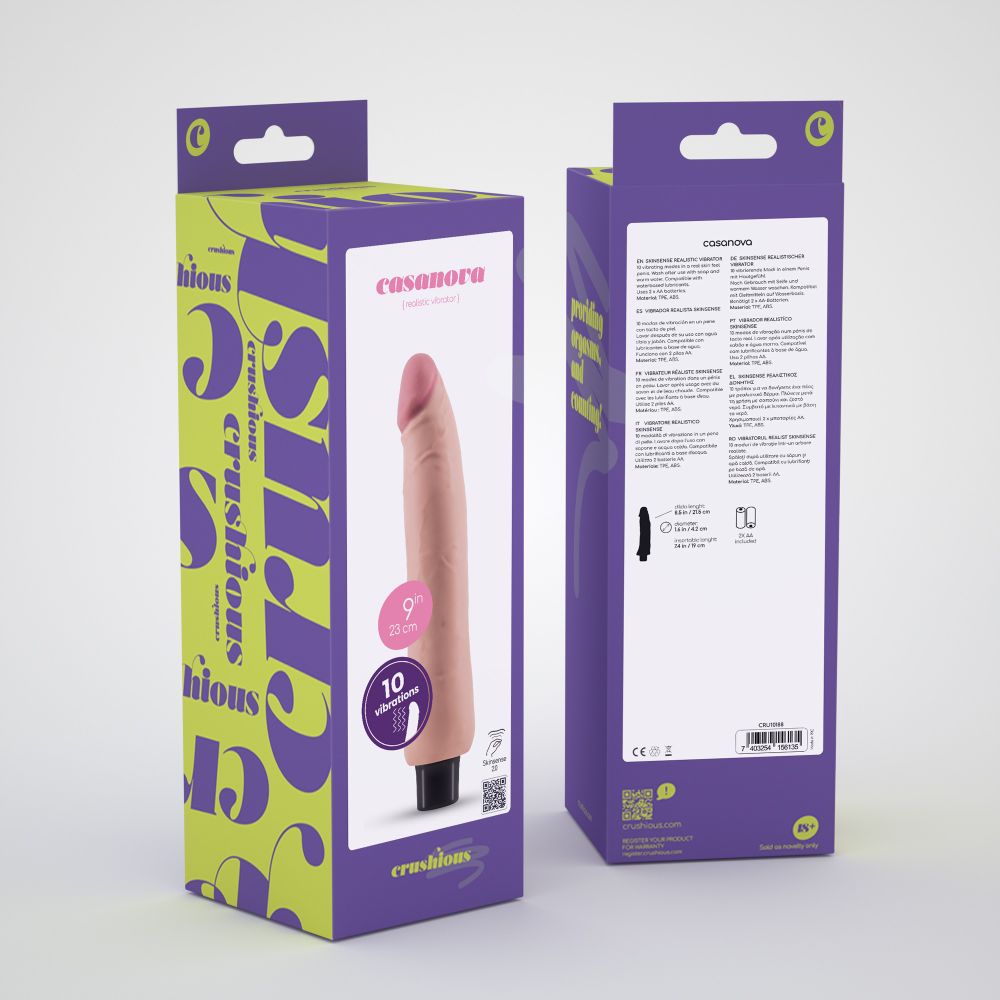 Realistični vibrator Crushious - Casanova slika 8