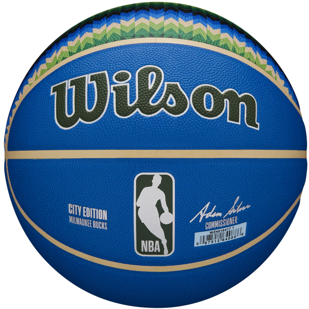 Wilson NBA Team City Collector Milwaukee Bucks Lopta WZ4016417ID slika 2