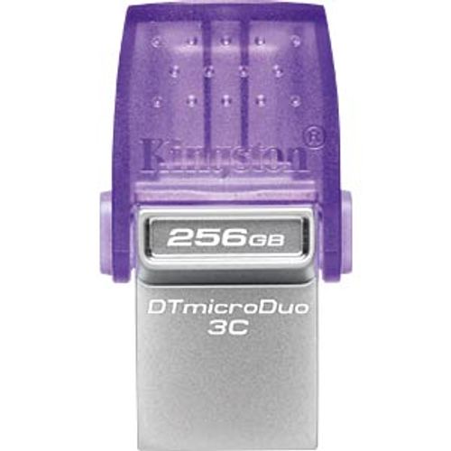 Kingston DTDUO3CG3/256GB 256GB USB Flash Drive, 2-in-1 USB 3.2 Gen.1 Type-C & Type-A, DataTraveler microDuo 3C, Read up to  200MB/s slika 4