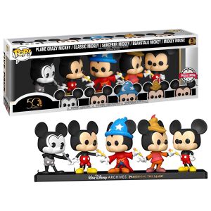 POP pack 5 figures Disney Archives Mickey Exclusive
