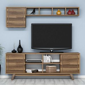 Ayla - Walnut Walnut TV Unit