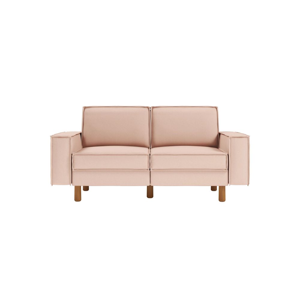 Dvosjed Sofa Sparrow 2 - boje: losos i orah slika 2