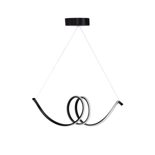 Eridani Black-White Light Black Chandelier slika 4