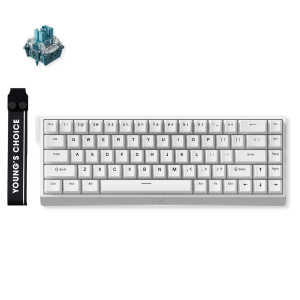 MCHOSE Ace 68 Hall Effect Magnetic Switch Gaming Keyboard, bijela, HR znakovi