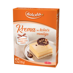 Dolcela Krema za kolače okus vanilija 135 g