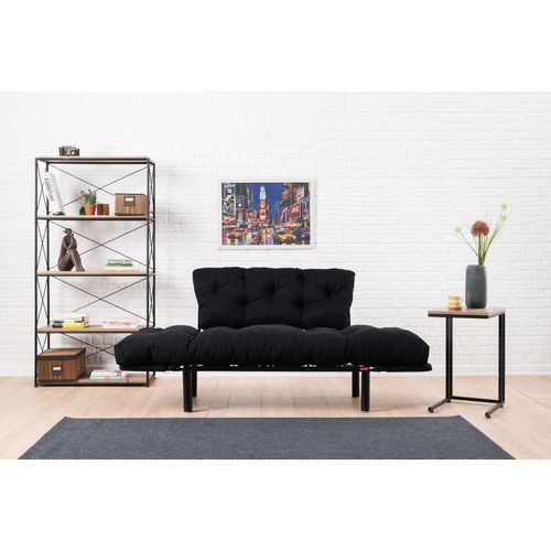 Atelier Del Sofa Dvosjed na razvlačenje NITTA crna, Nitta - Black slika 10