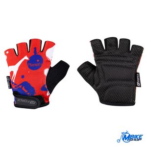 Force Dječije rukavice za biciklizam Planets Kid Red/Blue