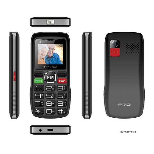 IPRO Senior F188 black-gray Feature mobilni telefon 2G/GSM/1000mAh/32MB/DualSIM/Srpski jezik slika 2