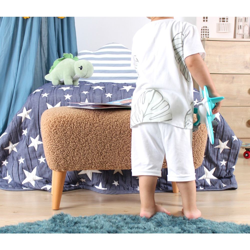 Moouv 3333 - Pouffe u boji braon slika 4