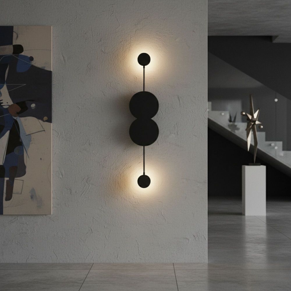 Zidna Lampa Ledos - 15543, boja: Crna slika 3