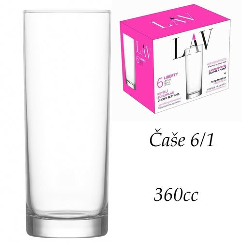 Čaše 6/1 LONG DRINK LBR340 360ml slika 1