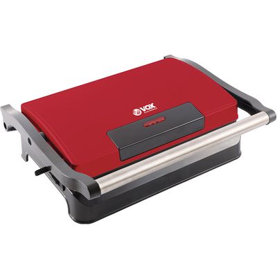 Vox SM 123R aparat za sendviče, 700 W, Crvena boja