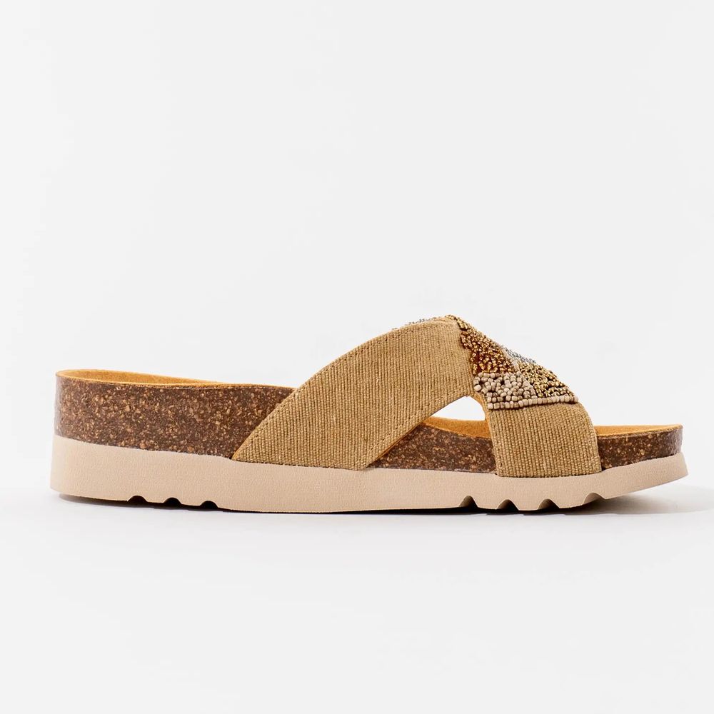 Scholl Ženske papuče La Serena Strap, Sand slika 3