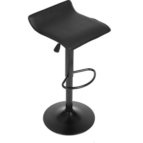 Modernhome barski stolac - eko koža - crni  slika 5