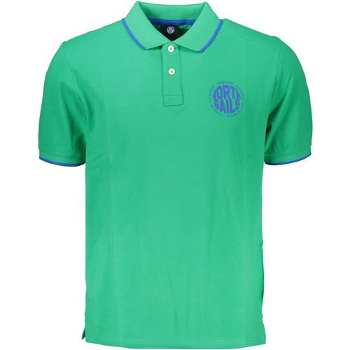 NORTH SAILS GREEN MEN'S SHORT SLEEVED POLO SHIRT slika 1