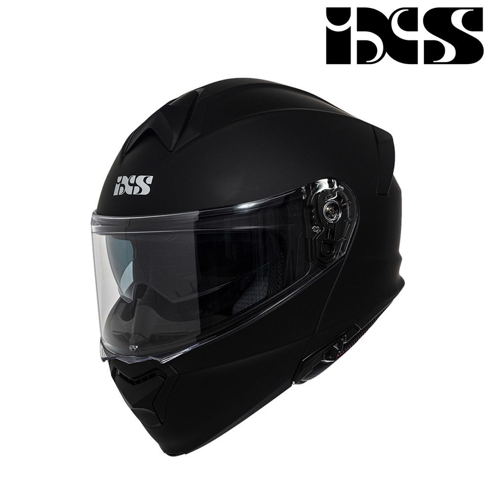 Modularna - flip up kaciga za motor iXS301 1.0 - Mat crna vel.2XL slika 4