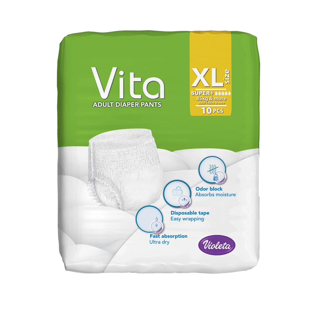 Violeta Vita Pelene gaćice za odrasle 10 XL Super+  slika 1