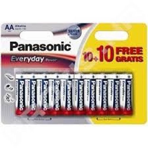 Panasonic baterije LR6EPS/20BW-AA 20 kom Alkalne Everyday slika 1