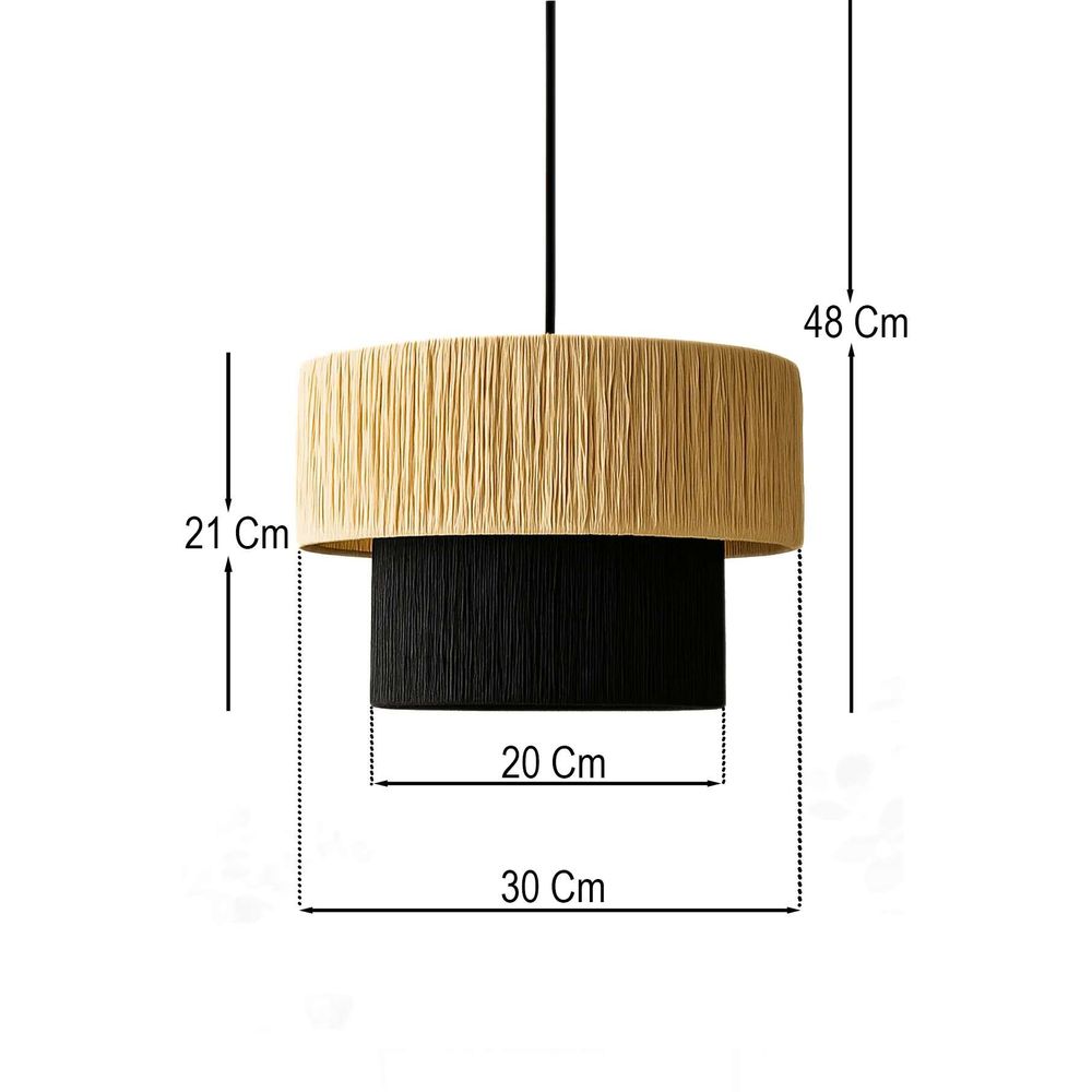 Luster Macora – boje: krem i crna slika 4