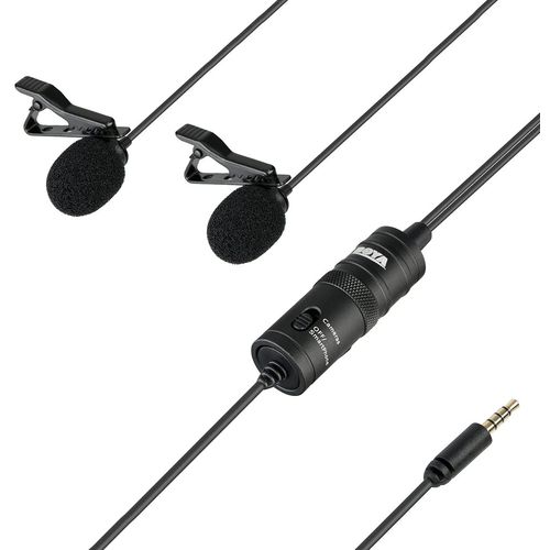 Boya Dual Mic Lavalier mikrofon for Smartphones and DSLRs slika 4