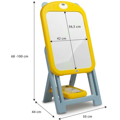 Magnetna ploča Ted sa stolicom i flomasterima žuta slika 2