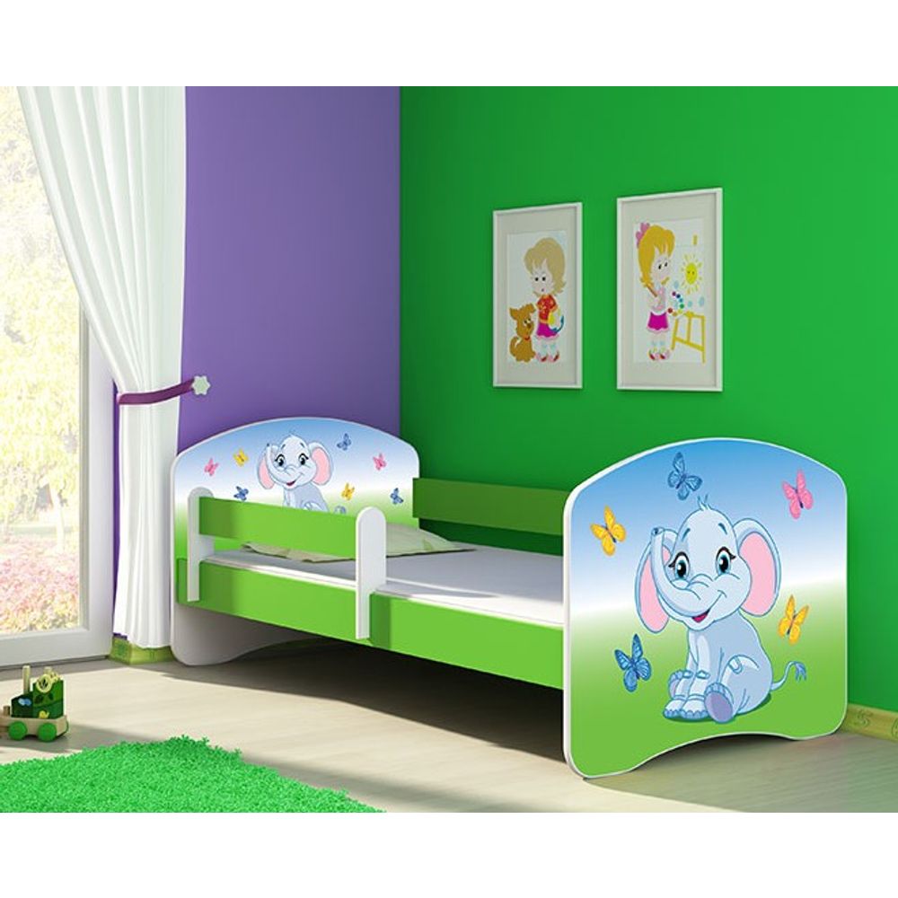 ACMA Dječiji krevet Acma II Green - 180x80cm - Dezen 27 slika 1