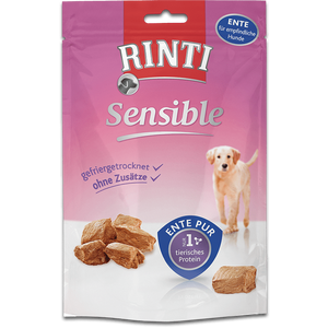 RINTI SENSIBLE PUR ENTE, poslastice za osjetljive pse s probavnim tegobama, od pačetine, 120 g 
