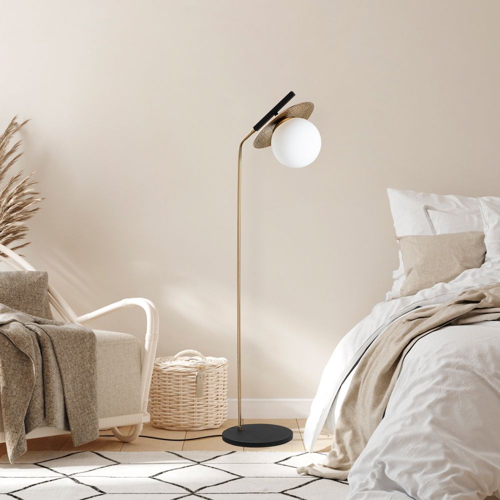 Anemon 13806 - Zlatna Podna Lampa slika 2