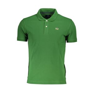 LA MARTINA MEN'S GREEN SHORT SLEEVED POLO SHIRT