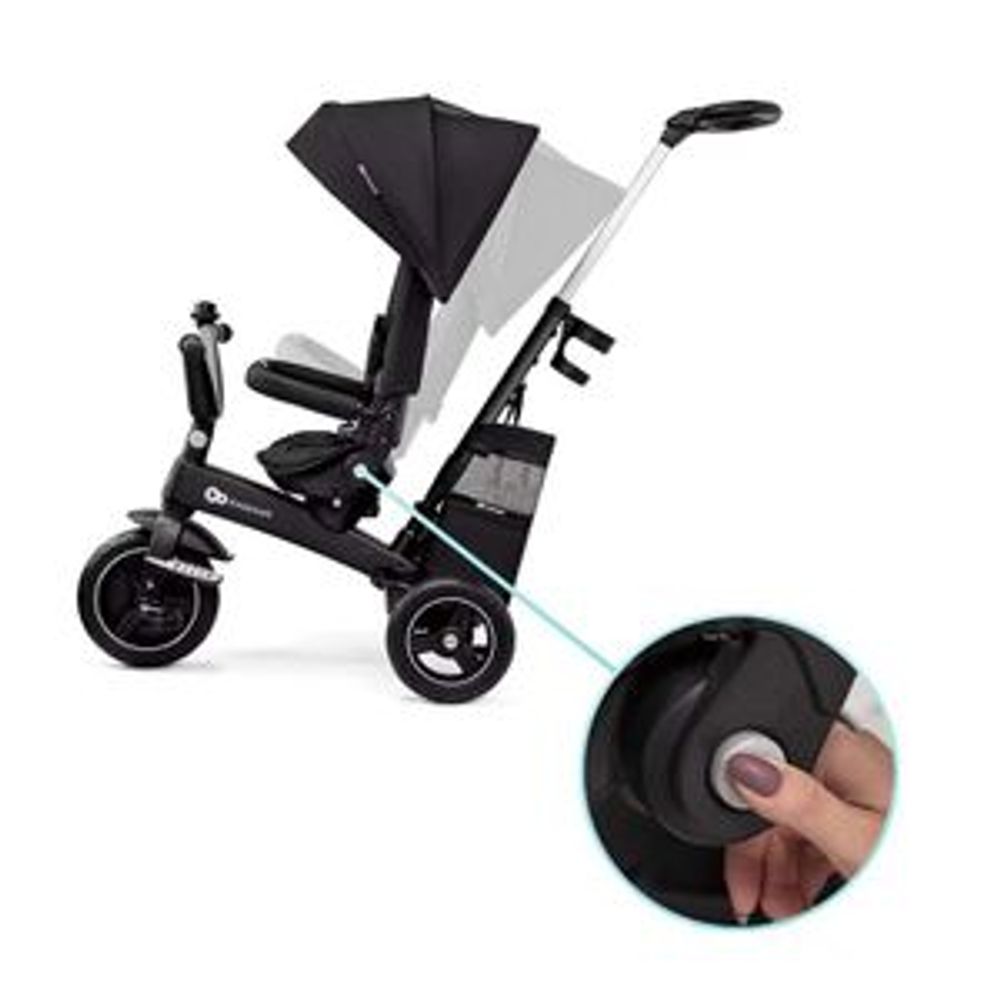 Kinderkraft Tricikl EASYTWIST, Black slika 8