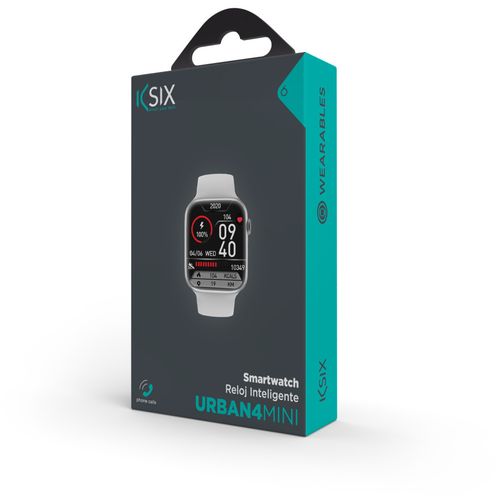 KSIX, smartwatch Urban 4 mini, TFT 1,74” zaslon, 3 dana aut., IP68, bijeli slika 7