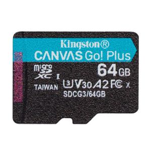 Memorijska kartica bez adaptera Kingston Canvas Go! Plus microSD 64GB