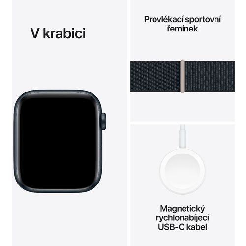 Apple Watch SE GPS 44mm Midnight with Midnight Sport Loop slika 8