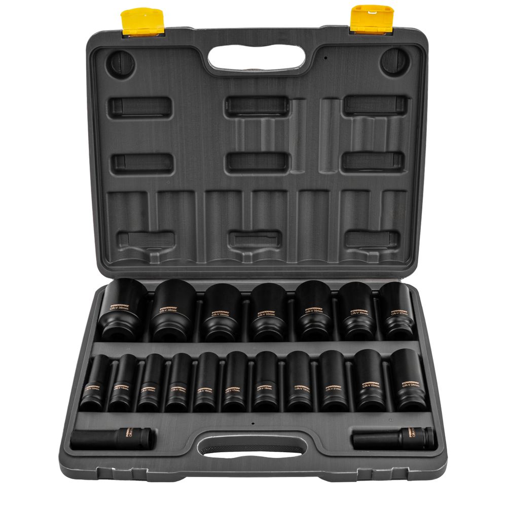 Set udarnih nasadnih nastavaka HEX – 20 dijelova, 1/2", 78 mm slika 3