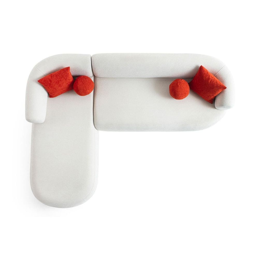 Ugaona Sofa Roma Left - bijela boja slika 7